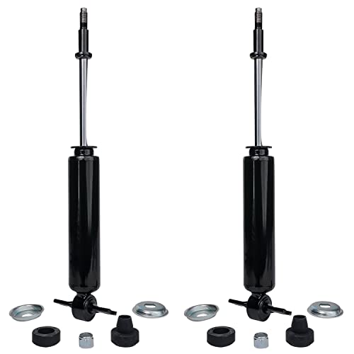 Image of Detroit Axle - RWD Shock Absorbers for 2002 2003 2004 2005 2006 2007 2008 Dodge Ram 1500, 4pc Strut Shock Absorbers Assembly Front & Rear Replacement