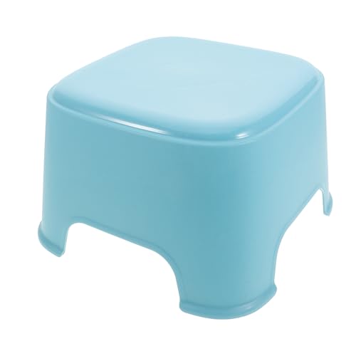 Veemoon Kleiner Tritthocker aus Kunststoff Kinderhocker mit Rutschfester Oberfläche für Badezimmer und Schlafzimmer Ergonomischer Kinderbadezimmer Trittschemel