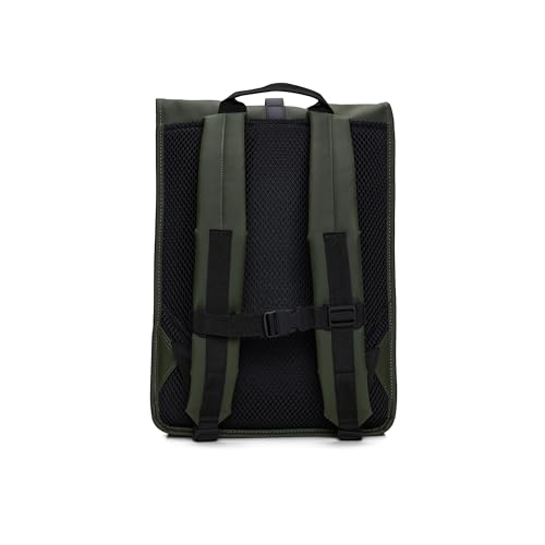 Image of RAINS Rolltop Rucksack - Waterproof Backpack with Chest Strap, Standard