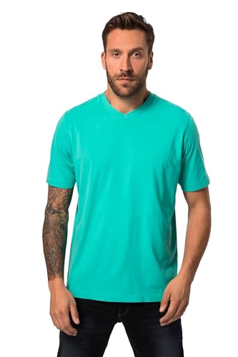 JP 1880 Camiseta básica, Cuello de Pico Verde caribeño Claro 4XL 702415452-4XL