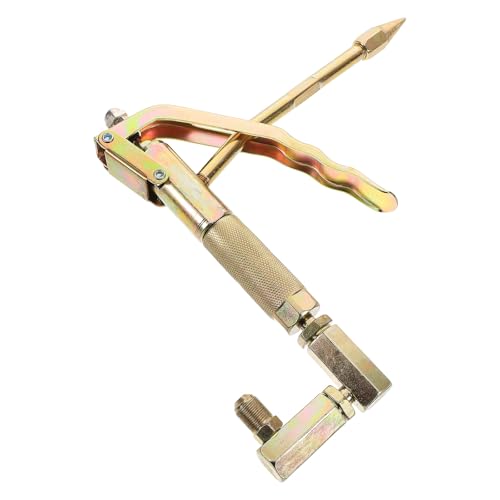 HOODANCOS Adaptador Neumático de Alta Presión para Máquina de Engrase con Rotación Manguera Doble de Acero Herramienta de Repostaje Automática para Lubricación y Duradera