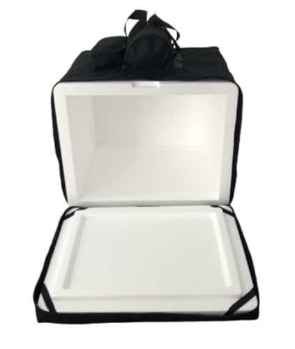 Bag Mochila Motoboy Para Entregas Ifood Delivery Pizza Com Isopor 45 litros