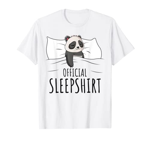 Camisa de dormir oficial Panda Lover Camiseta