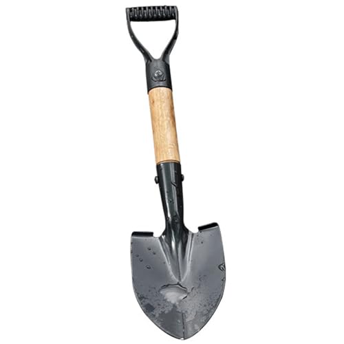 Pelle pour Enfants, Pelle de Jardin Ronde en métal de 14 Pouces, Outils Jardinage pour Enfants avec poignée en D pour Le Camping, la Plage, Le Camping, Les...