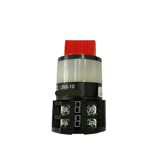 Interruptor de leva LW8-10/2Y rotativo de 3 posiciones y 10A con 2 polos 2
