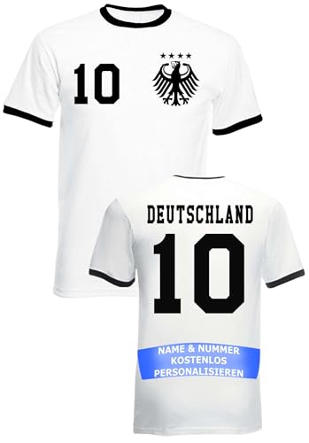 Herren T-Shirt Deutschland Trikot WM 2026 Fanartikel Personalisiert mit...