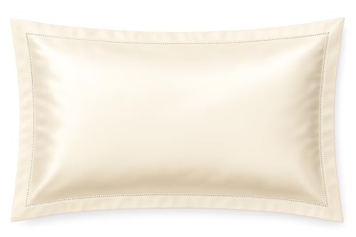BARBACCI Firenze Funda 100% seda antiencrespamiento y antiarrugas, fundas de seda de 22 Momme con certificación OekoTex antibacteriana, fundas cojines cama idea regalo perfecto, cierre sin cremallera