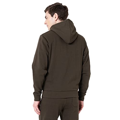 Image of Red Tape Men's Light Grey Solid Hoodies
