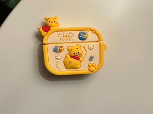 Image of Airpods Pro 2 Protective Liquid Silicone Case for AirPods (Winnie Pool)