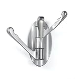 Swivel Robe Hook Foldable Coat Holder with Heavy Duty Folding Multi Three Triple Swing Arm Towel Rac