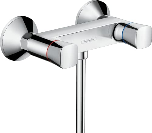 hansgrohe Logis 2-handle manual shower mixer for exposed installation chrome, 71263000