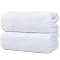 2 Draps De Bain Microfibre Polyte - 88,9x177,8cm Sèchage Rapide | Serviettes Spa Premium Bleu