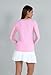IBKUL Athleisure Wear Sun Protective UPF 50+ Icefil Cooling-Long Sleeve Crew Neck with Mesh-83000 Candy Pink/Solid/M