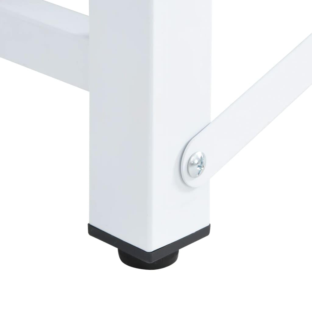 Brokky Supporto Lavatrice e Asciugatrice con Mensola Estraibile Bianco-Base Torre, Kit di Sovrapposizione Lavatrice Asciugatrice Universale, Supporto Premontato con Ripiano Estraibile