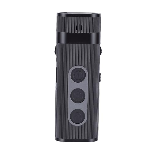 Dpofirs Amplificador de Sonido, Dispositivos de Mejora de Voz, Amplificadores de Sonido Portátiles para Personas, Adultos, con Auriculares, Control de Volumen, Cancelación de Ruido (Black)