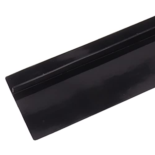Nikou Silikon Ofen Spaltabdeckung, 2 Stück Breite Lückenfüllstreifen Kitchen Arbeitsplatten Anti-Öl Streifen, T-förmige Zähler Lücke Herdspaltabdeckungen 53,3 cm, für Herd und Ofen (Schwarz)