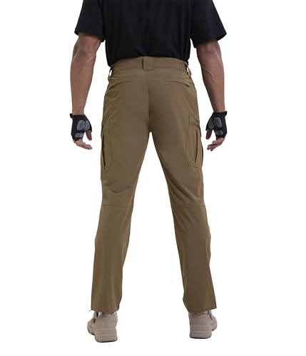 NATUVENIX Lightweight Mens Hiking Pants Quick Dry Travel Pants for Men Water Resistant Work Pants Men with Pockets Outdoor2