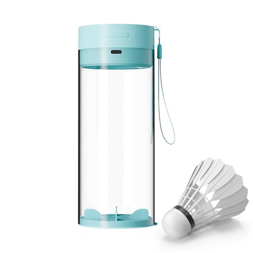 Bádminton - Vaporizador de volante, humidificador recargable tipo C para equipos deportivos, PC abdominales, tanque de agua ligero de 10 ml, batería de 150 mAh, 90 usos para la familia, adolescentes