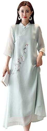 Jinpin ワンピース レディース シフォンワンピース 改良チーパオ チャイナドレス 刺繍 チャイナ服 ロングワンピース 最大87 Offクーポン 七分袖 花柄 Aライン 立ち襟 パーティー結婚式 ドレス 中国風 民族風 中華風 ベトナム アオザイ Jinpin ワンピース レディース シフォンワンピース 改良チーパオ チャイナドレス 刺繍 チャイナ服 ロングワンピース 最大87 Offクーポン 七分袖 花柄 Aライン 立ち襟 パーティー結婚式 ドレス 中国風 民族風 中華風 ベトナム アオザイ