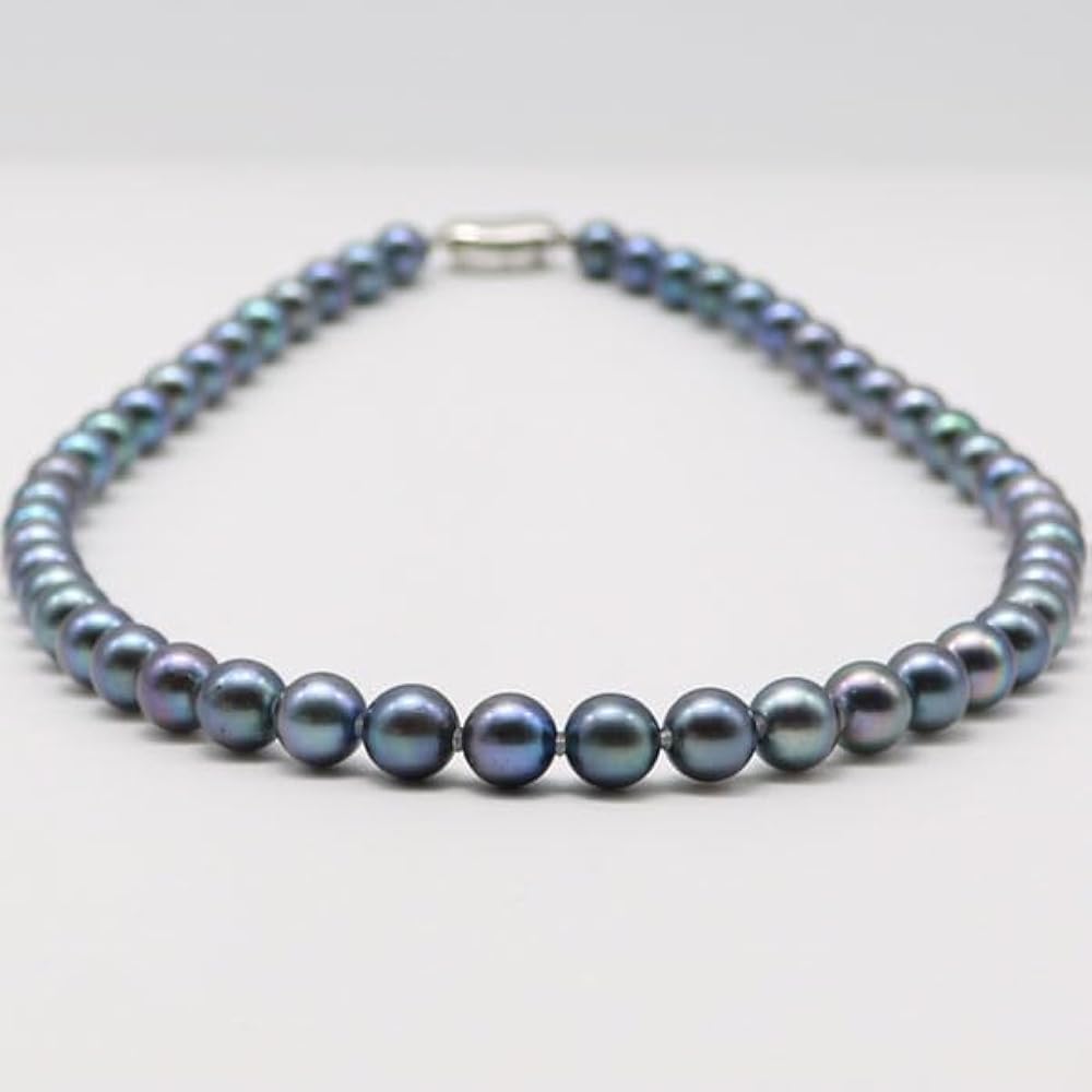 kk1216【テリ抜群✨特大✨高級仕様】 あこや黒真珠 ネックレス 7.5 楽天市場】あこや 黒真珠 ネックレスの通販