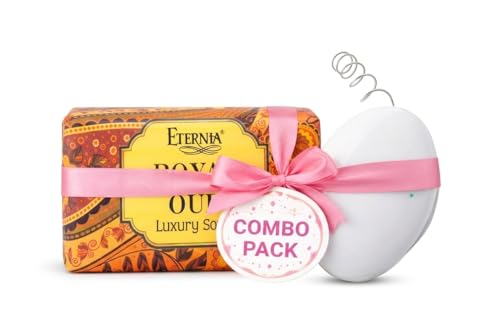 Image of Eternia Royal Oud Soap Bar Face & Body Cleanser with Waterproof Shower Radio | Luxury Bath Combo for Deep Cleansing, Rich Fragrance & Smooth Skin