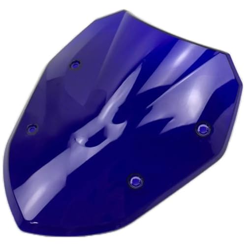�ɓK������S1000XR 2014 2015 2016 2017 2018 2019�p�t�����g�K���X �_�u���o�u�� �E�B���h�f�B�t���N�^�[ �E�C���h�X�N���[(Blue)