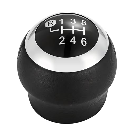 OBEST Pommeau De Levier De Vitesse 6 Vitesses Pour Toyota Corolla Verso Auris Yaris RAVCH 2007-2013,Poignee Levier Boite De Vitesse,Accessoire Voiture