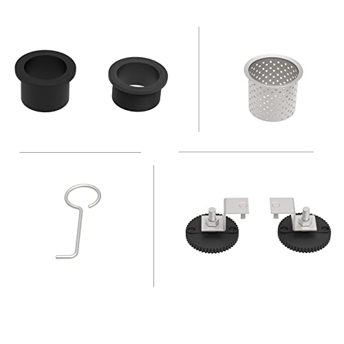 WEBANG 24 Inch Linear Shower Drain Rectangular Floor Drain with Accessories Reversible 2-in-1 Cover Tile Insert Grate Removable SUS304 Stainless Steel CUPC Certified Brushed - Thumbnail 7