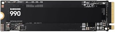 Samsung Internal SSD 990 2TB, Read/Write Speeds Up to 7,250/6,450 MB/s | NVMe Internal Solid State Hard Drive made for Game Collectors, DIY PC Builders, & Digital Archivists (MZ-V9V2T0B/AM