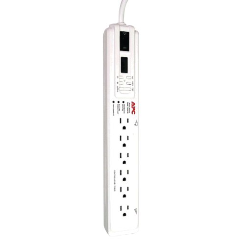 Apc 6-outlet Surge Protector With Lcd Timer