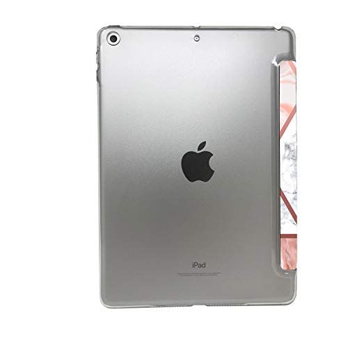 Image of DuraSafe iPad Pro 12.9 inch 4th Gen 2020 Cover A2229 MY2H2HN /A MY2J2HN /A A2069 MXAT2HN /A MXAV2HN /A MXAU2HN /A MXAW2HN /A A2233 MY3K2HN /A MY3J2HN /A MXFY2HN /A MXG12HN /A MXFX2HN /A MXG02HN /A - Marble Pink
