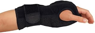 Mueller Night Support Wrist Brace, Black, One Size Fits Most | Wrist Brace