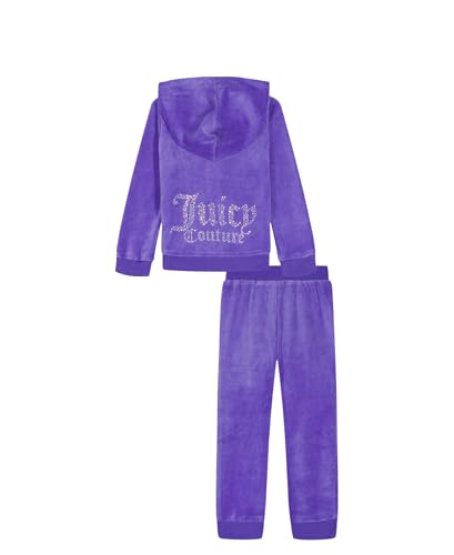 Image of Juicy Couture 2pc Zip Up Velour Jog Set