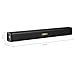 Monster S220 Bluetooth Soundbar for TV, Bluetooth 5.4 Sound Bar, 2.0CH with Dual Bass Diaphragm, All-in-one Home Theater Speakers, Compact, AUX/USB/TF Card Connection for TV/PC/Gaming/Projectors