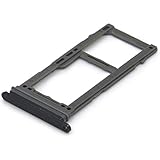 MMOBIEL Replacement Dual SIM Card Tray Compatible with Samsung Galaxy S8 / S8 Plus 2017 - Incl. Rubber Seal and SIM Pin - SIM Card Holder - Black - Image 2