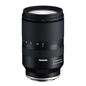 Tamron 17-70mm f/2.8 Di III-A VC RXD Lens for Sony E APS-C Mirrorless Cameras Black