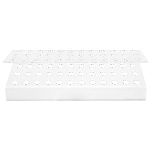 Acrylic Pen Holder Stand Pen Holder Display Stand 36- Slots Pen Display Stand Eyebrow Pen Stand Makeup Brush Rack Organizer for Home Office Store Use