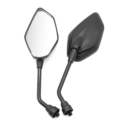 Espejos de extremo de manillar moto espejo retrovisor de 10mm para ATV 2