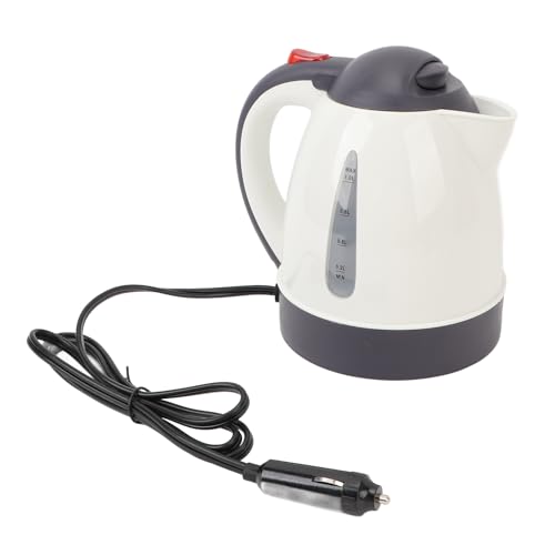 Hervidor eléctrico portátil 12V para auto 1L miniatura 5