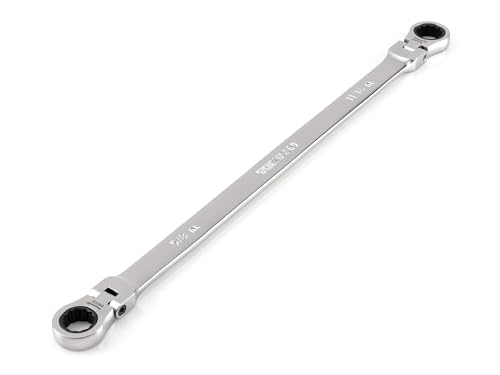Image of TEKTON 5 /8 x 11 /16 Inch Long Flex Head Ratcheting Box End Wrench | WRB36316