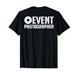 Official Staff Job (Back Printed) Event Photographer T-Shirt
