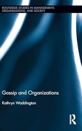 Gossip and Organizations Gossip and Organizations book cover