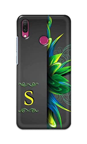 Image of Name II Initial II Letter Alphabet S Hard Back Case Cover for Huawei Y9 (2019), JKM-LX1, JKM-LX2, JKM-LX3, JKM-AL00 /JKM-TL00 Back Cover -(J5) VNS2222