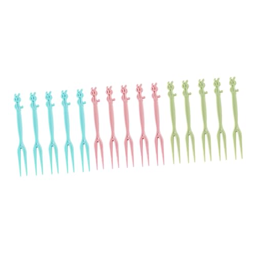 GRIRIW 150Pcs Disposable Fruit Forks Dessert Picks for Appetizers Cakes Snacks for Parties Events Outdoor Use