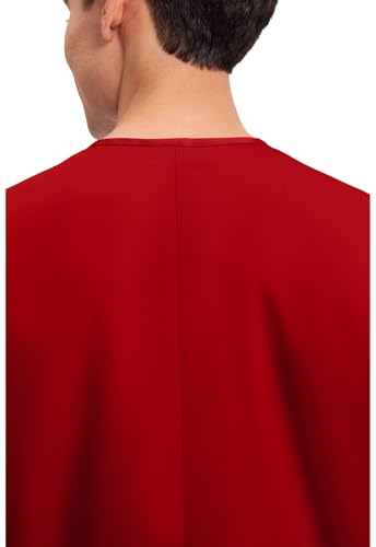 Image of Cherokee Scrubs for Women and Men Unisex V-Neck Tunic Nursing Scrub Top with Chest Pocket, Tuckable Durable Fabric - 4777 | 1 Chest Pocket For Essentials, Traditional Fit, Durable Construction, Comfortable Knit Details, Easy Care, Tuckable Style