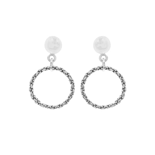 Boucles d'oreilles créoles en argent 925 pour illuminer vos tenues de bureau