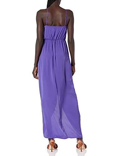 Bcbgeneration Women's Evening Tie Wrap Woven Maxi Dresss, Blue Violet, L #TOP1