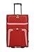 travelite valise à 2 roulettes taille L, série de bagages ORLANDO : valise trolley souple classique au design intemporel, 73 cm, 80 litres, rouge