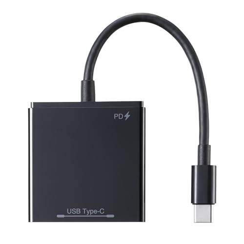 サンワサプライ USB Type-C ハブ（C×2） USB-3TCP12BK