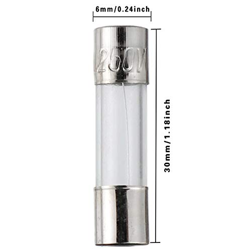 bojack 15 values 200 pcs fast-blow glass fuses assortment kit 5x20mm 250v 1 5 10 15 20a 6x30mm 250v 1 2 3 5 6 7 8 10 15 20a amp packag in a clear plastic box